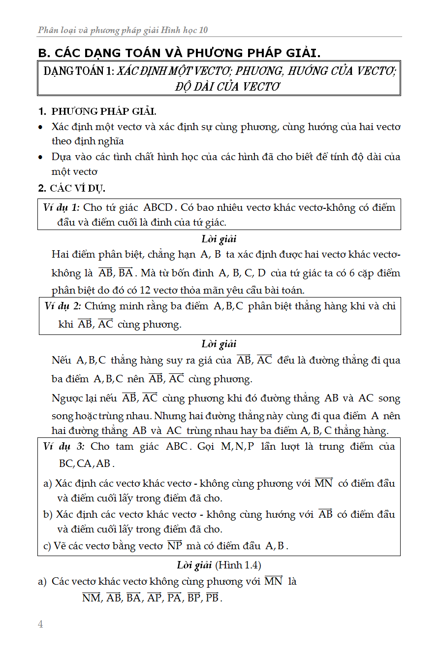 Phân Loại &amp; Phương Pháp Giải Hình Học 10