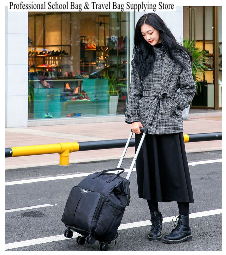 Túi hành lý du lịch có bánh xe tháo rời Multicuntion Trolley Bag Large Waterproof Travel