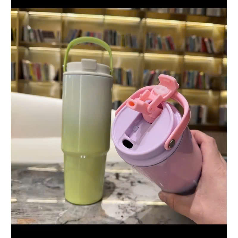 Bình Giữ Nhiệt Pastel 900ml Inox 304 - Cốc Giữ Nhiệt Loang Màu Siêu Bền, Không Gỉ, Màu Sắc Đẹp - HÀNG CHÍNH HÃNG MINIIN