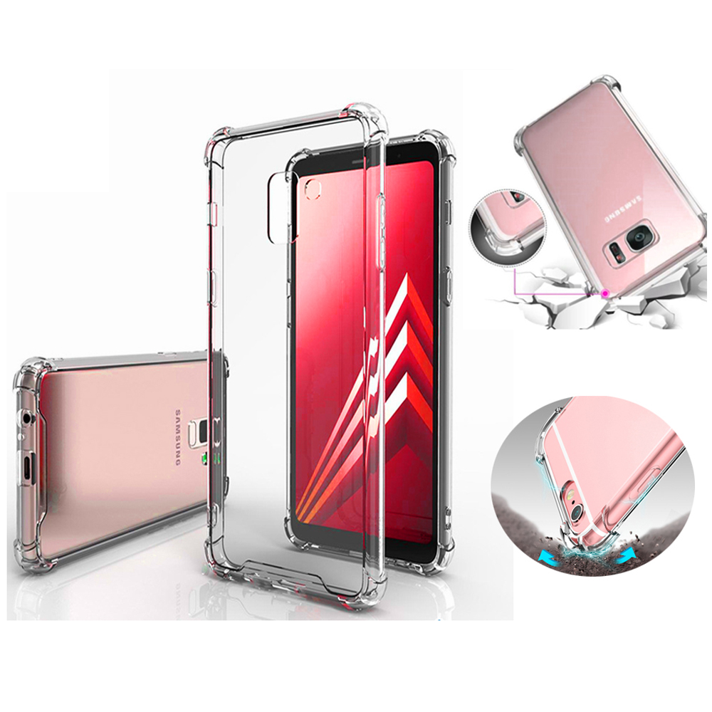 Ốp Lưng Viền Chống Sốc, Nhựa Dẻo Silicon Trong Suốt Dành Cho Điện Thoại Samsung