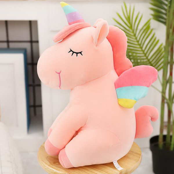 Gấu bông ngựa một sừng Unicorn 40cm TNB215 - Màu hồng