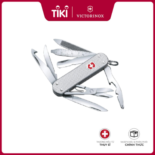 Dao đa năng VICTORINOX MiniChamp Alox Silver 0.6381.26 (58 mm)