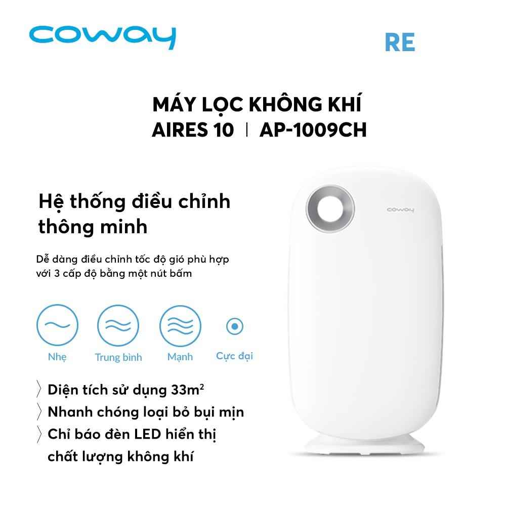 Máy Lọc Không Khí COWAY NAMSAN (AP-1009CH) - Diện tích phòng ≤33m², Hàng Chính Hãng