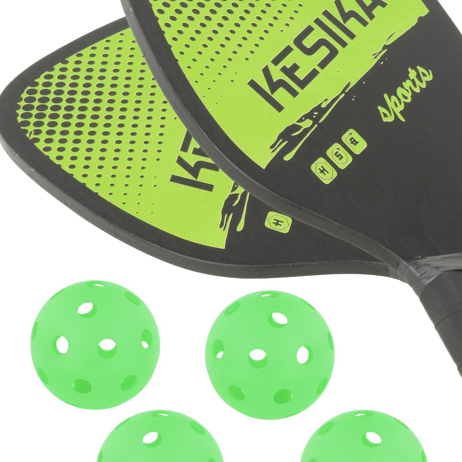 Professional Pickleball Paddles Comfort Grip with 4 Balls + Jump Rope