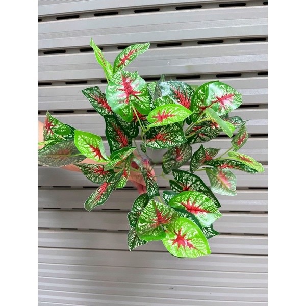 Cây giả trang trí nhiều loại - Cụm cây giả cắm tường - Cây giả, hoa lụa trang trí nhà cửa