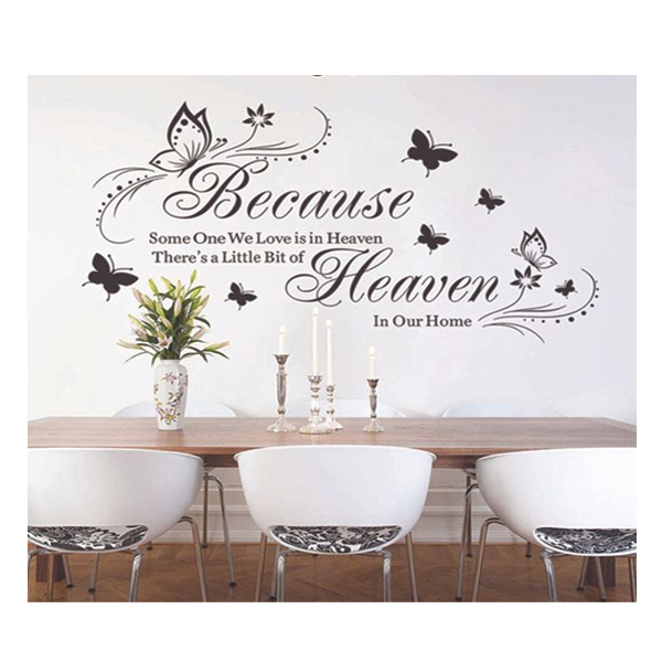 Decal Dán Tường Mỹ Chữ 6 PK390