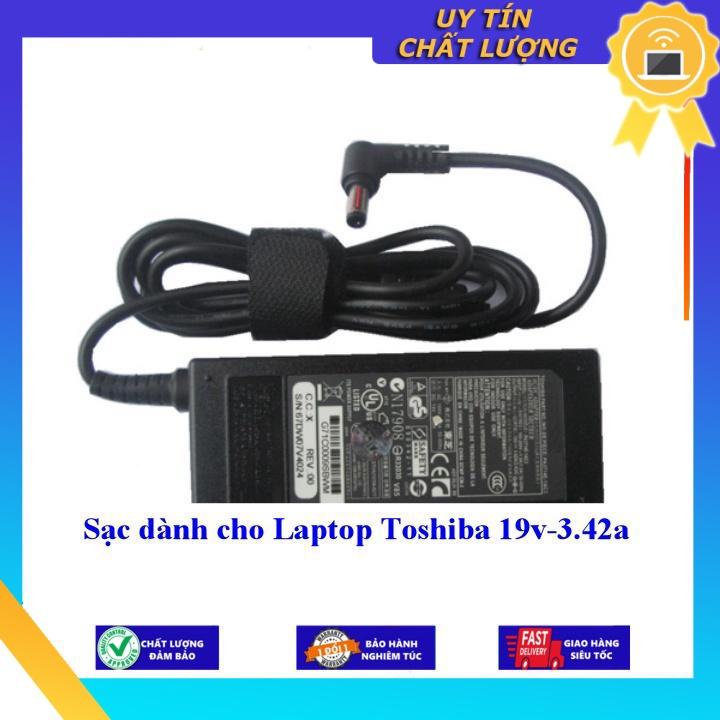Sạc dùng cho Laptop Toshiba 19v-3.42a - Hàng Nhập Khẩu New Seal