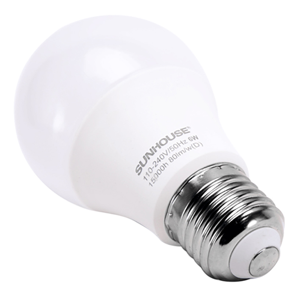 Đèn Bàn Sunhouse SHE-03S Kèm Bóng Đèn  SHE-LEDA60AL-A6W.W
