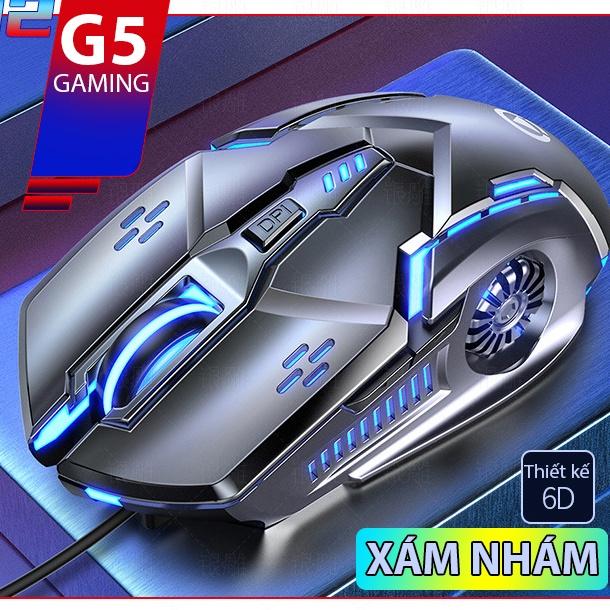 Chuột máy tính Coputa chuột gaming chơi game laptop có dây LED G5