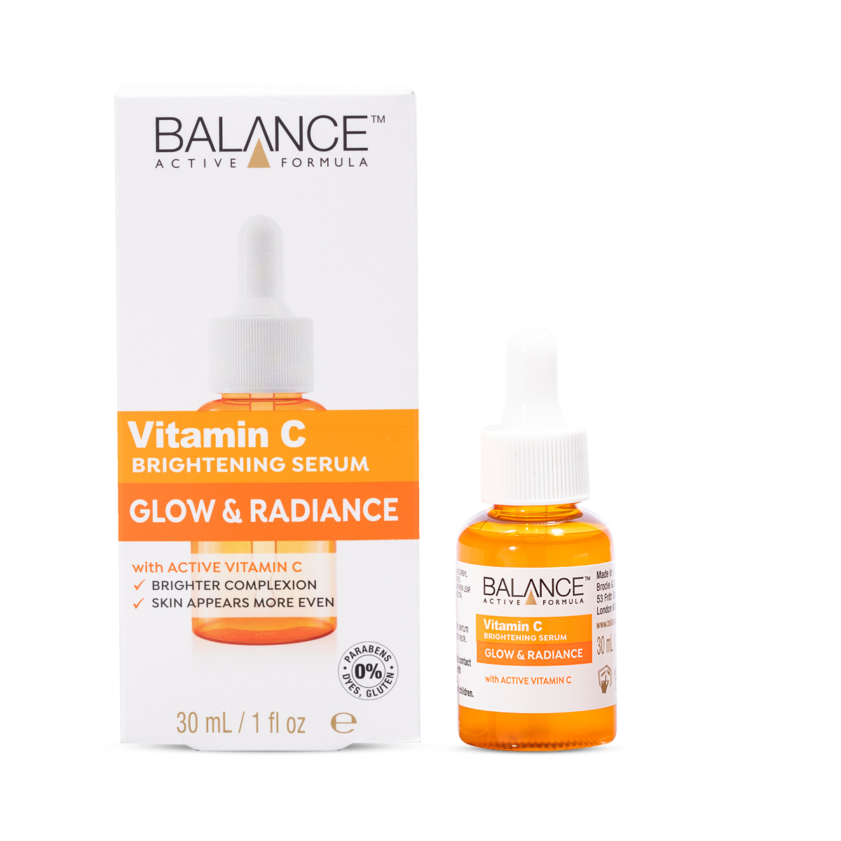 Serum Balance Active Formula Vitamin C Brightening Giúp Da Trắng Sáng, Giảm Vết Thâm 30ml
