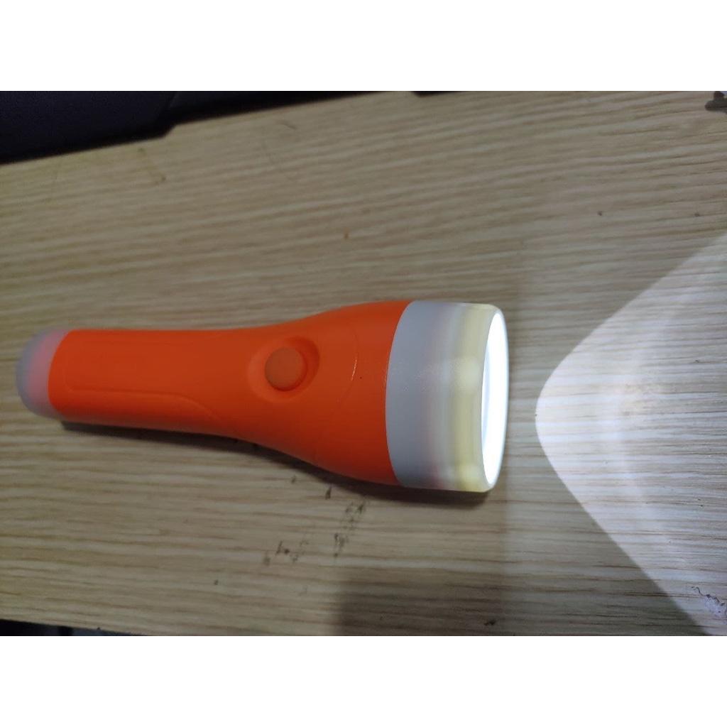 Đèn pin tích điện sạc USB soi sáng 2 đầu pin Lithium 18650 siêu khỏe