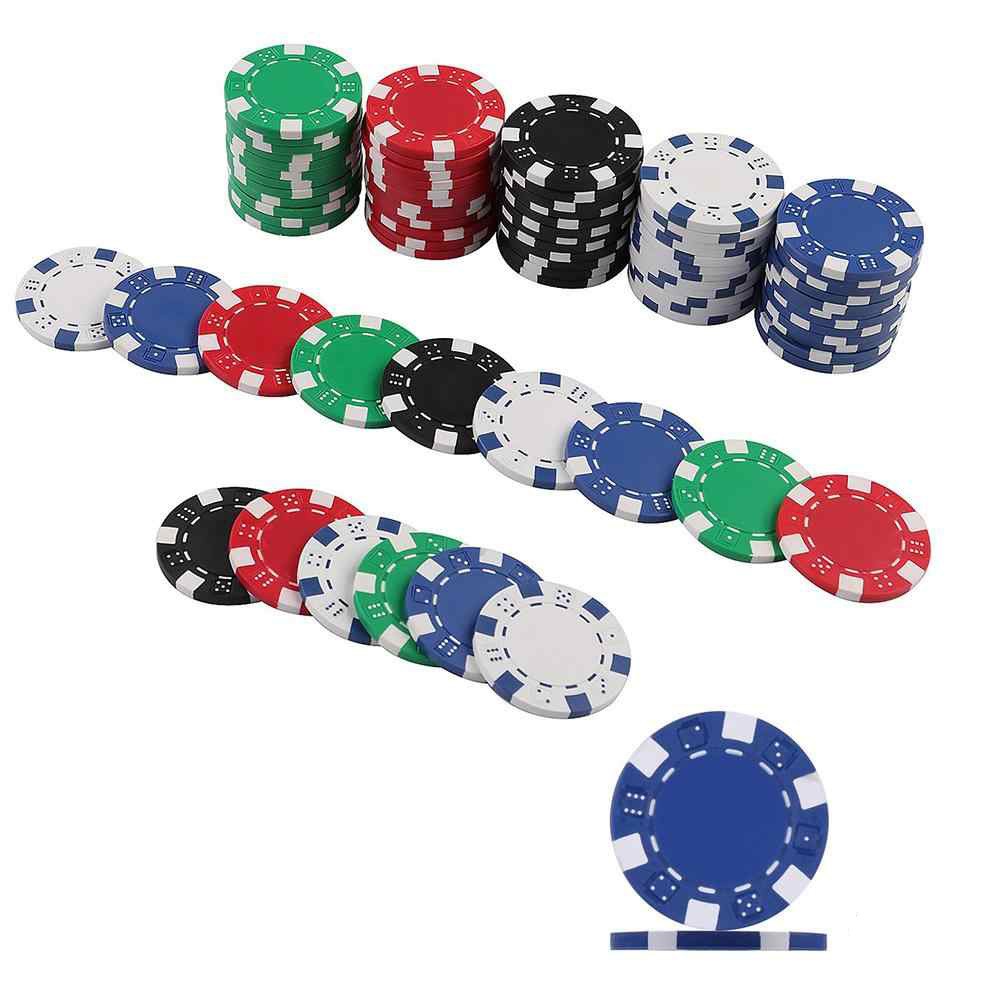 Bộ 500 Chip Poker Không Số ( Phỉnh Poker ) Hàng Cao Cấp