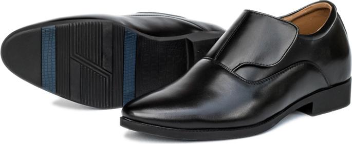 GIÀY TĂNG CHIỀU CAO GIÀY CAO DÀNH CHO NAM GIỚI T47 ĐEN TRƠN - CAO 6CM GIÀY ĐỘN NAM CAO VƯỢT TRỘI