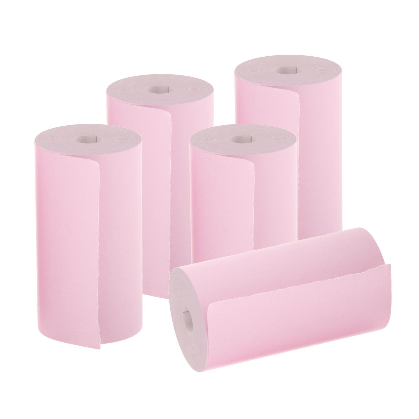 5x Thermal Cash Register Paper Rolls Mini Memo Photo Printer Wireless Thermal Label Printer Printing