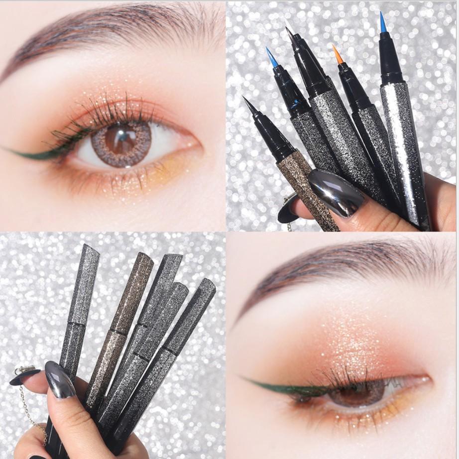 Bút kẻ mắt nước kim tuyến Xixi không trôi Waterproof Liquid Eyeliner Pen 1.2ml