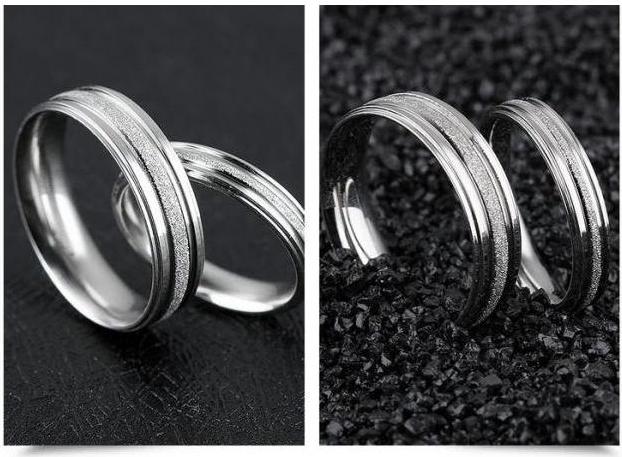 Nhẫn đôi couple inox sang chảnh NC187