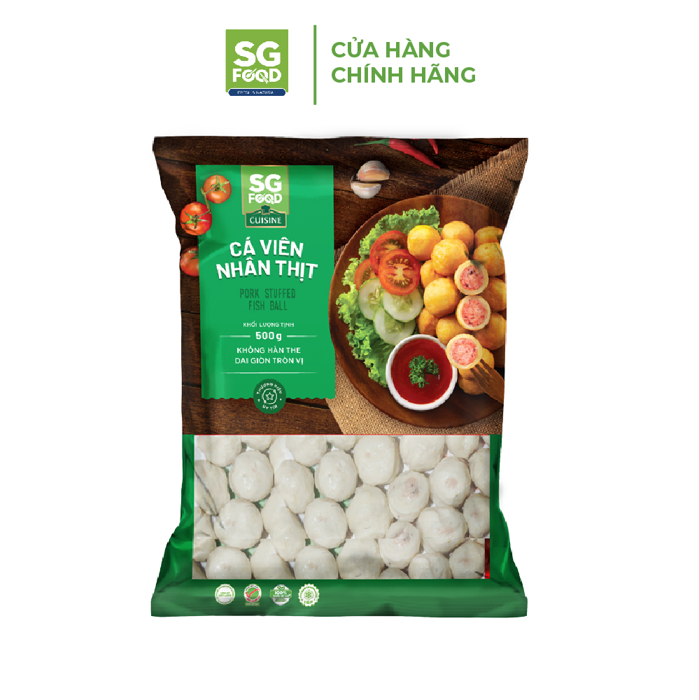 Cá Viên Nhân Thịt SG Food Gói 500g