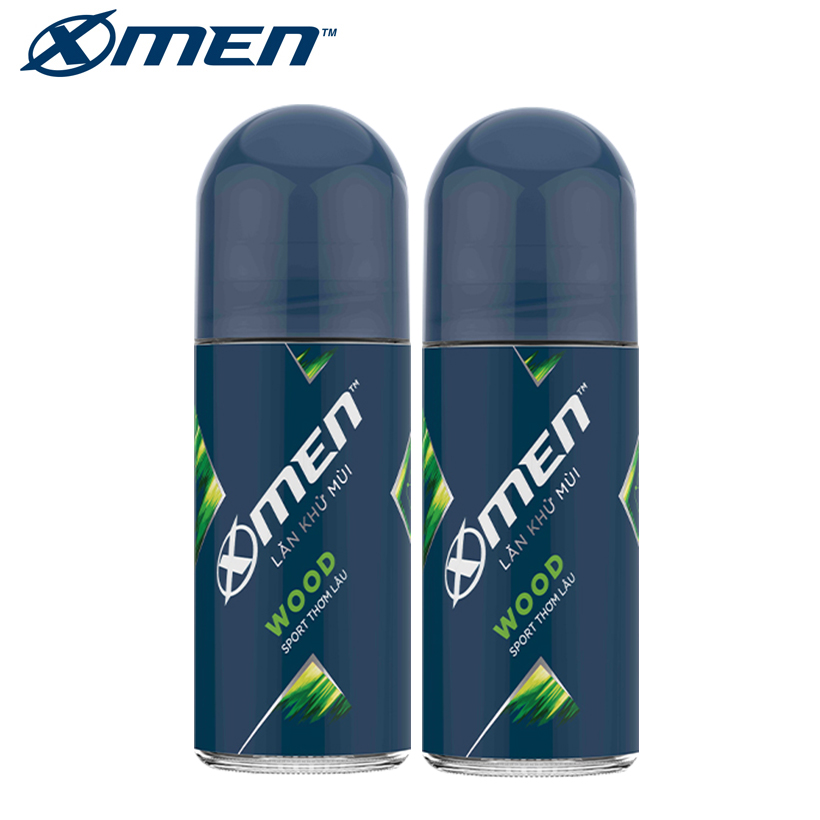 Combo 2 lăn khử mùi X-Men Hương Wood 50ml