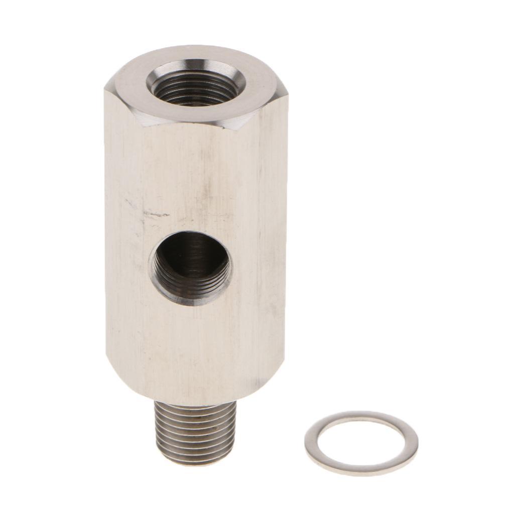 1/8'' NPT Oil Pressure Sensor to NPT Adapter Supply Feed Line Gauge