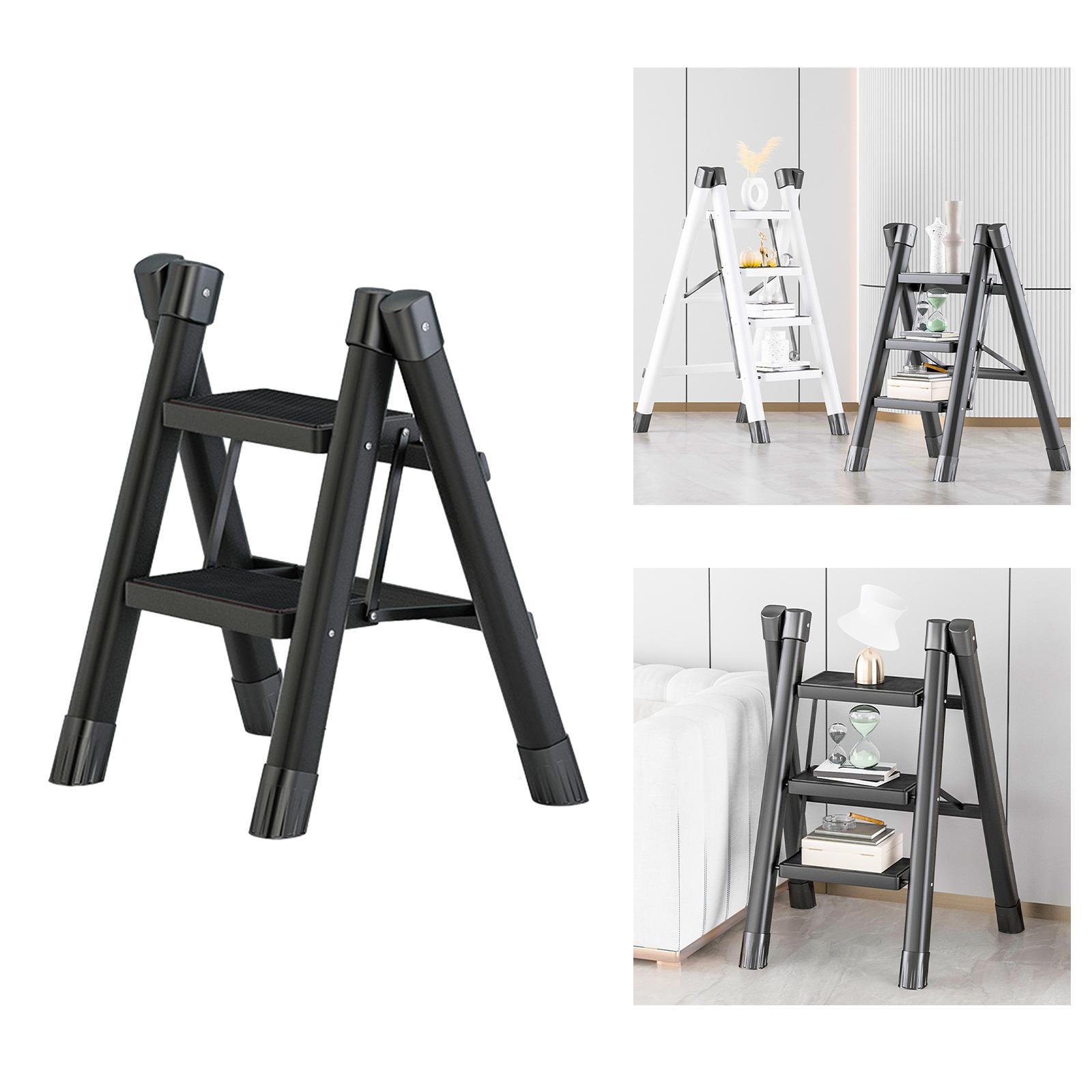 Folding Ladder Stepladder ,Multi Functional Folding Step Stool ,Multi Functional Storage Ladder for Kitchen ,Indoor ,Outdoor