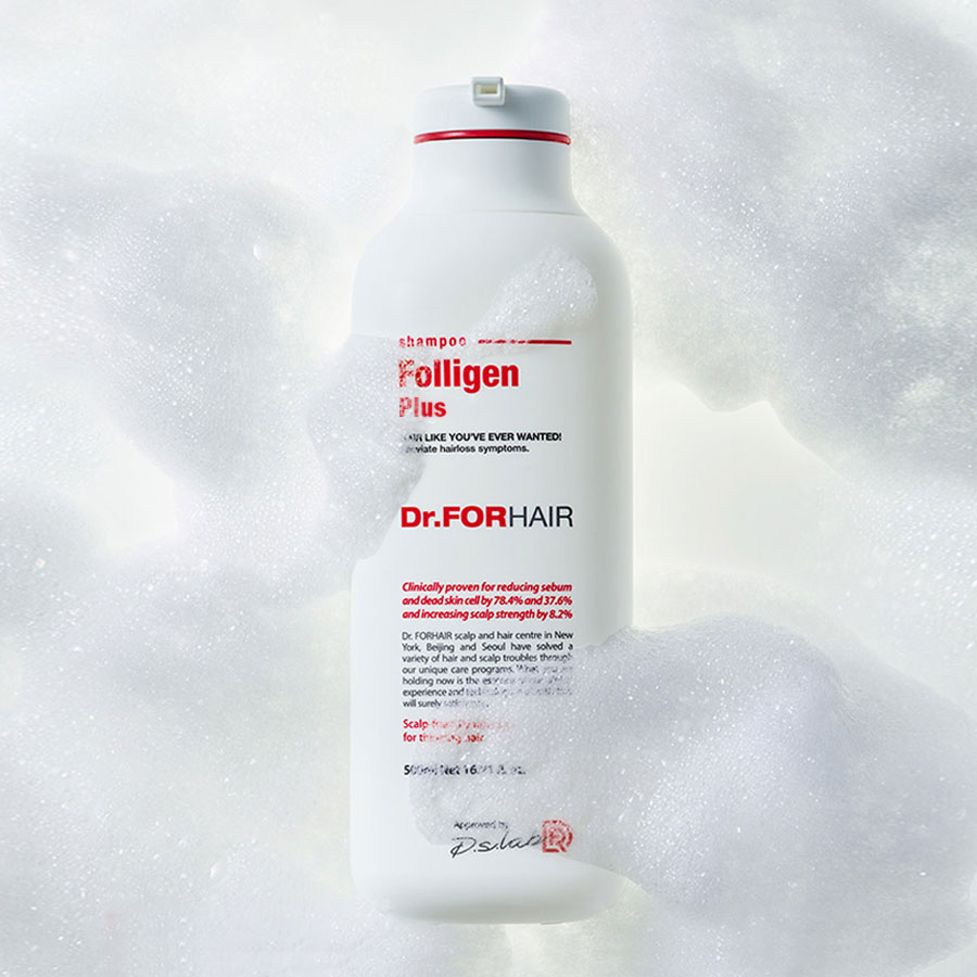 Dầu gội ngừa rụng tóc Dr.FORHAIR Folligen Plus Shampoo