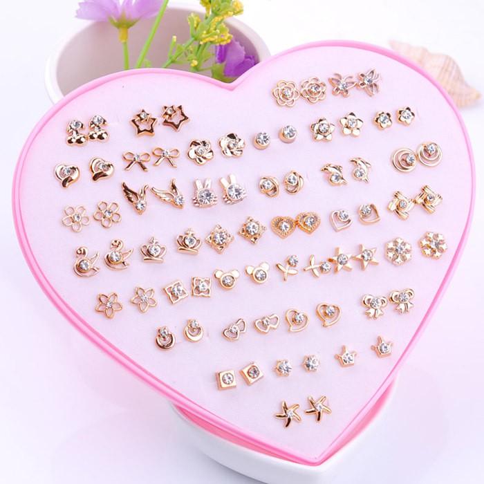Hộp 36 đôi bông tai cao cấp xinh
