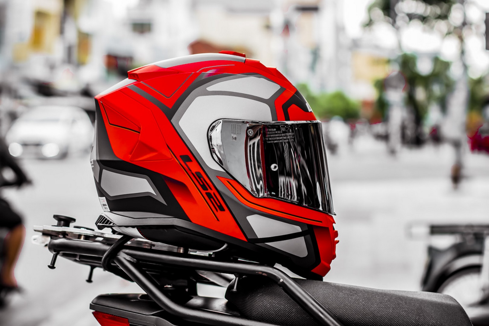 Mũ Bảo Hiểm Fullface Hai Kính LS2 FF800 Storm