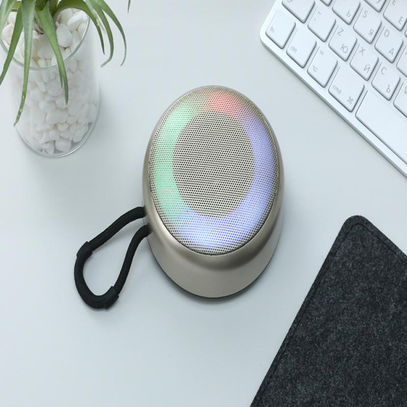 Loa bluetooth BS-50D mới được ưu đãi nhất không dây loa siêu trầm ánh sáng mini di động ngoài trời thẻ âm thanh nhỏ di động