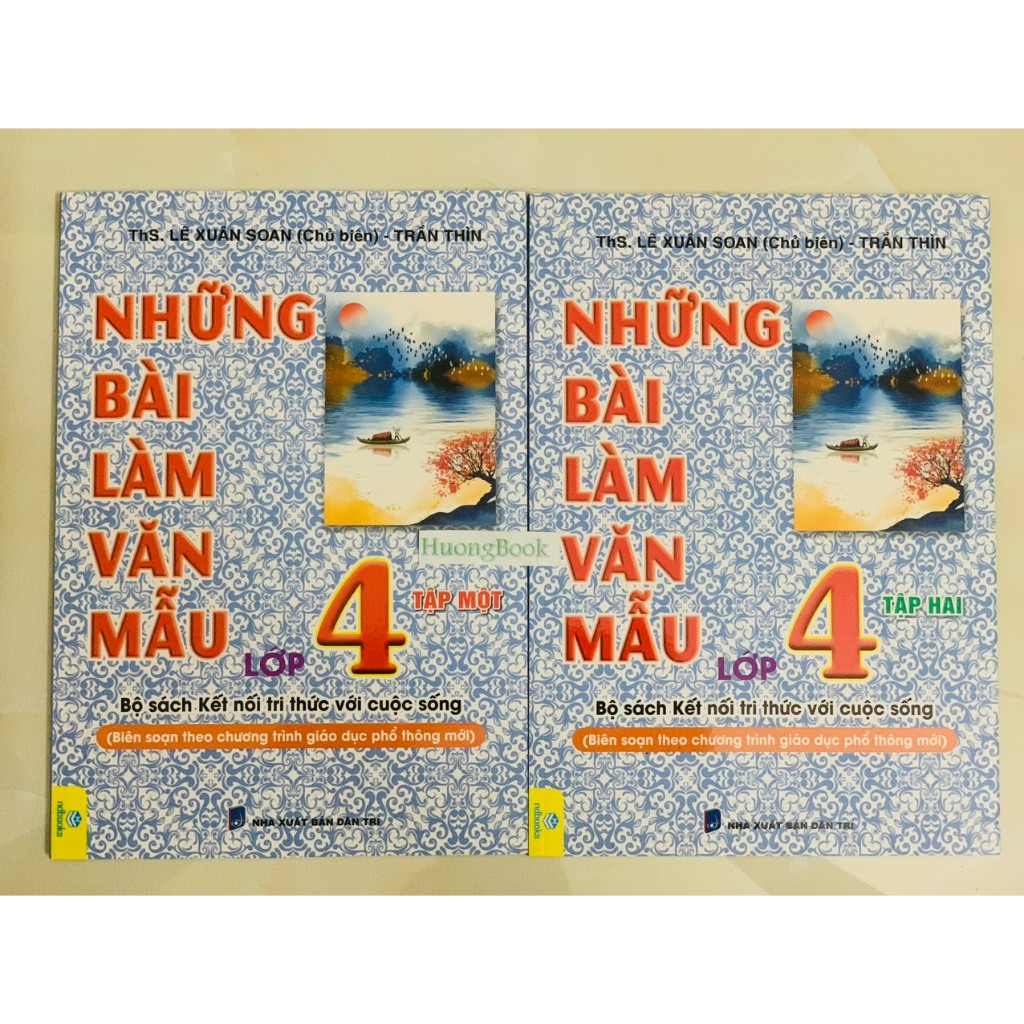 Sách - Combo Những Bài Làm Văn Mẫu Lớp 4 - Biên soạn theo chương trình mới - Kết Nối Tri Thức