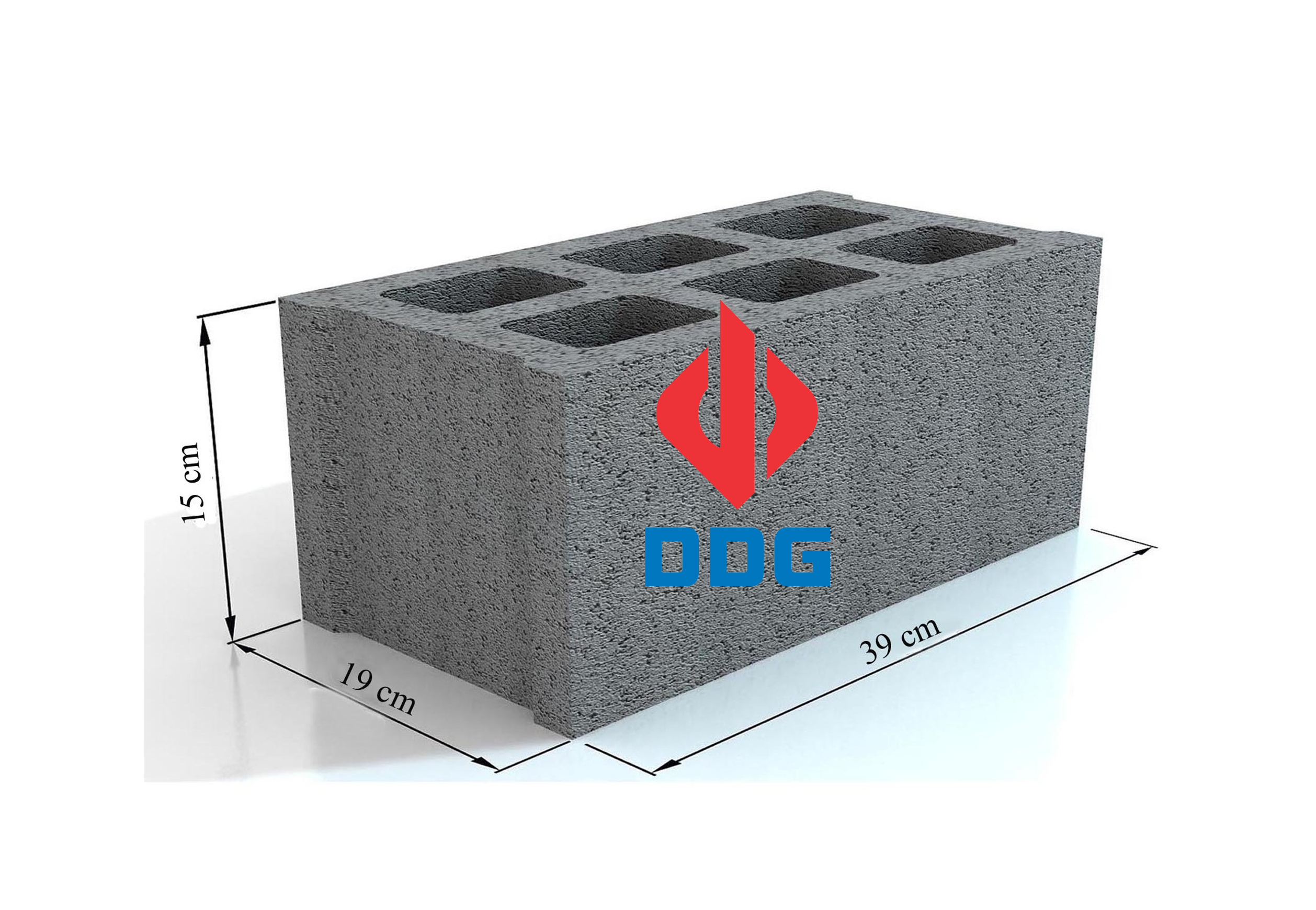 GẠCH BLOCK NGANG 200, 3 VÁCH 6 LỖ, Xây tường trong, tường ngoài, tường rào.