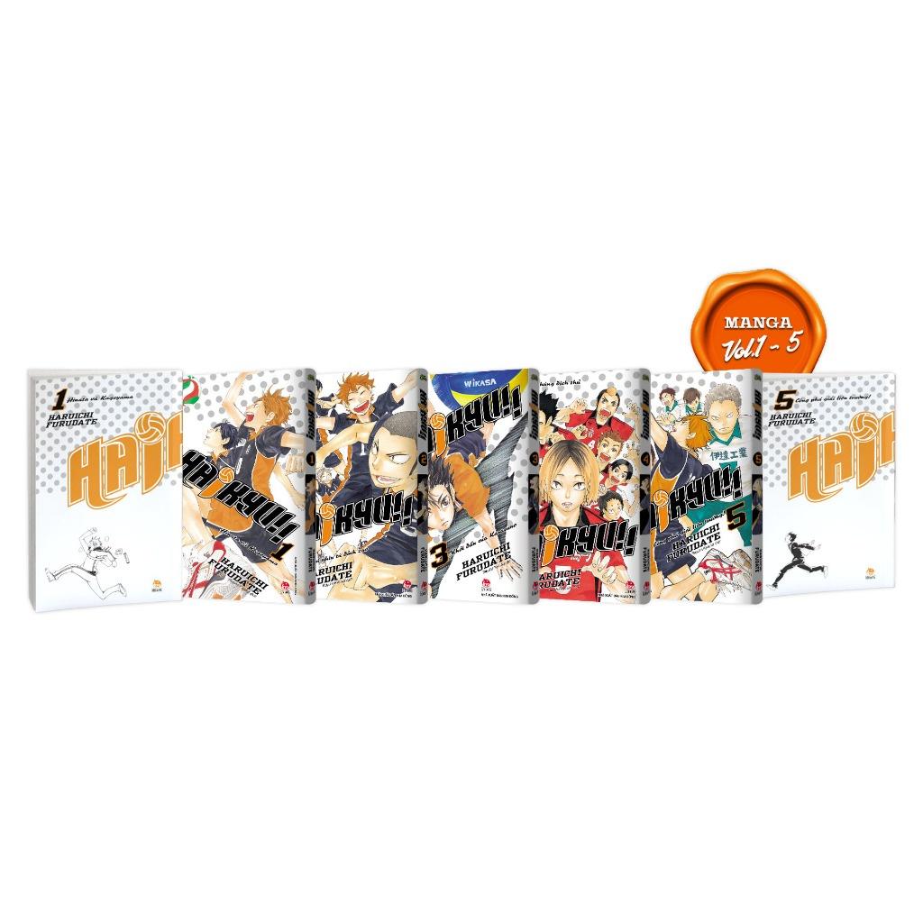 Haikyu!! Premium Boxset (Tập 1 – Tập 15) [Tặng Kèm 01 Bìa Áo Hiệu Ứng UV Và 01 Bìa Áo Hiệu Ứng Metalize - Bản Quyền