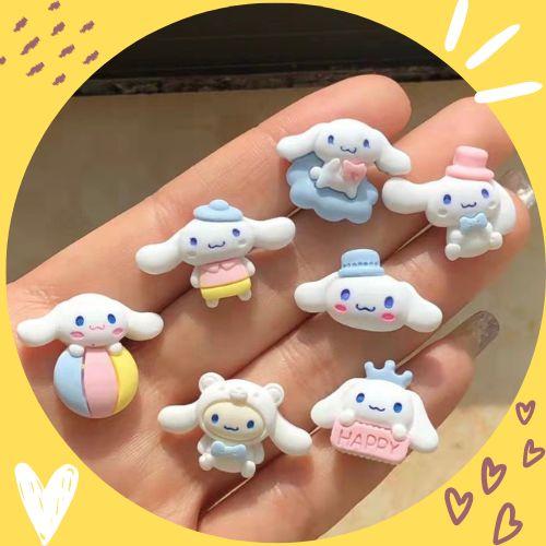 Charm cinnamoroll Sanrio characters trang trí DIY ốp điện thoại, gương, cặp tóc