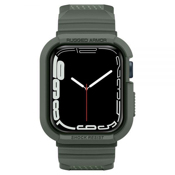 Ốp kèm dây SPIGEN Rugged Amor dành cho Apple Watch Series Chống trầy xước tăng thêm vẻ đẹp hiện đại Hàng Chính Hãng