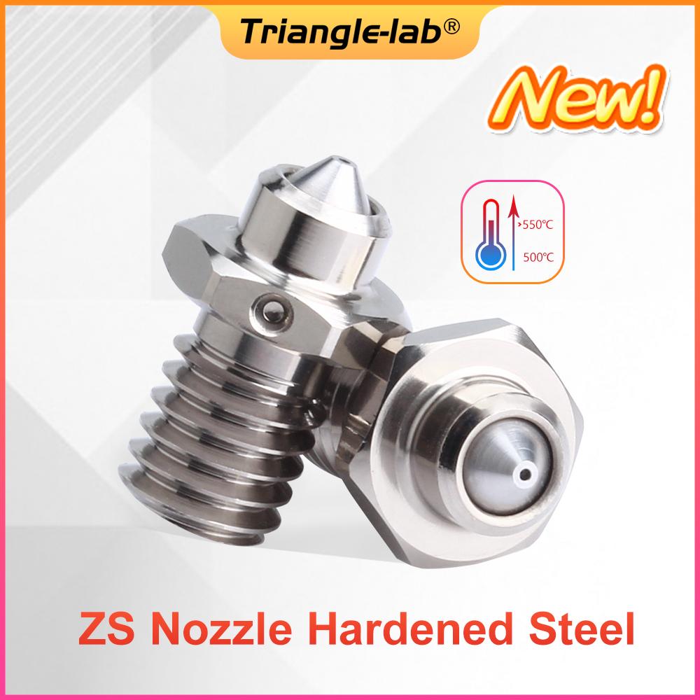 Trianglelab V6 ZS vòi phun Hạt HEGENED Hợp kim cao nhiệt nhiệt độ cao cho V6 Hotend TD6 Matrix Dragon 3D Máy in