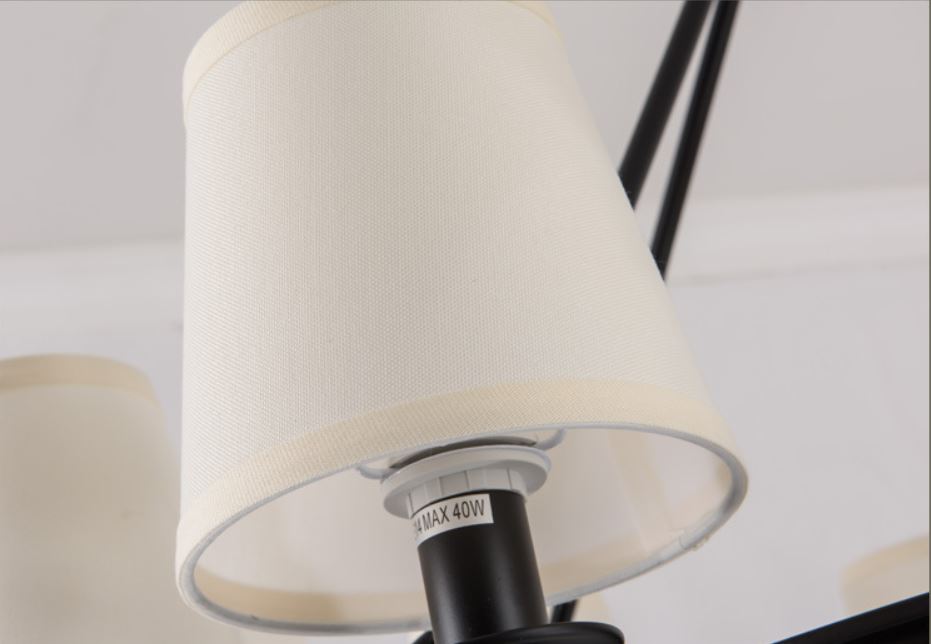 Đèn chùm ORSON hiện đại 6 tay trang trí nội thất sang trọng - kèm bóng LED