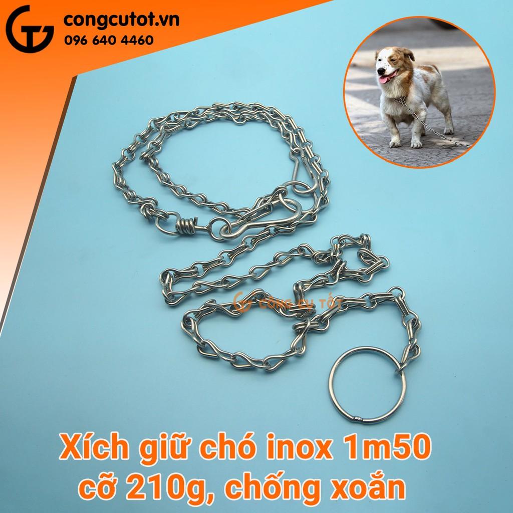 XÍCH CHÓ INOX 304 NHIỀU SIZE