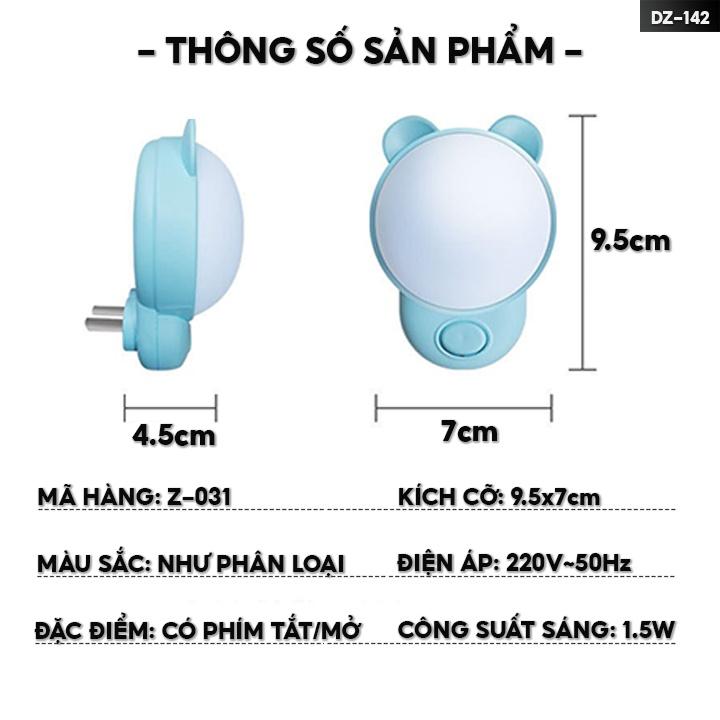 Đèn Ngủ Cắm Điện Nhiều Mẫu Mã Công Suất 1.5w Có Nhiều Chế Độ Đèn Màu DZ-142 DZ-143