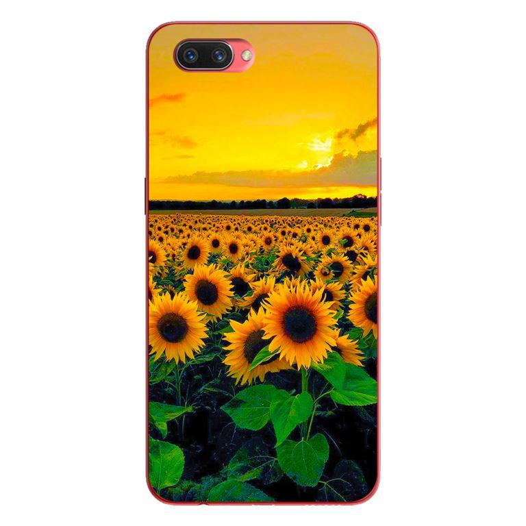 Ốp lưng in cho Oppo Realme C1 mẫu Hoa Hướng Dương - Hàng chính hãng