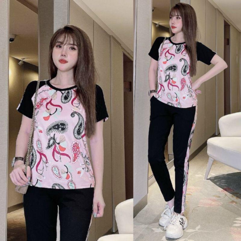 Đồ bộ nữ in họa tiết siêu xinh size từ 40-70kg