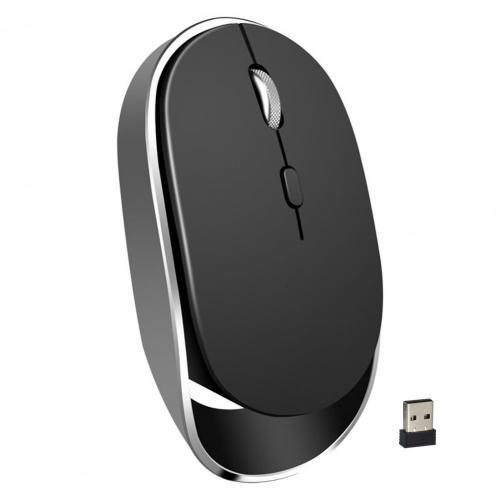Chuột Máy Tính Thông Minh Công Thái PC Bluetooth 2.4G-Tương Thích Cắm Chơi PC Cho Chuột Laptop Không Dây