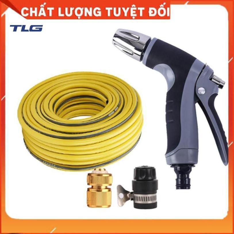 Bộ dây và vòi xịt tăng áp rửa xe tưới cây 20M  206817