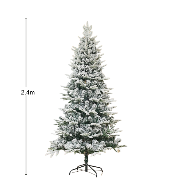 Cây Thông Tuyết Lá PE Cao Cấp C15 Cao 2.4m Cây Thông Trang Trí Noel