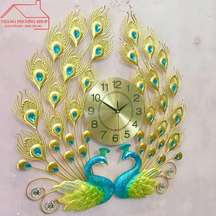 Đồng Hồ Trang Trí Chim Công Uyên Ương TP-029Y