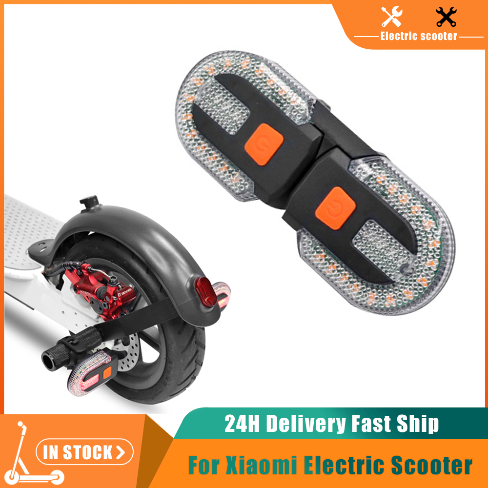 Đèn điều khiển điện điều khiển điều khiển từ xa LED USB có thể sạc lại cho Xiaomi M365 1S Pro Mi3 Tay lái Phanh đèn nhấp nháy Phần Color: Black