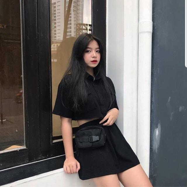 Sơ mi Croptop