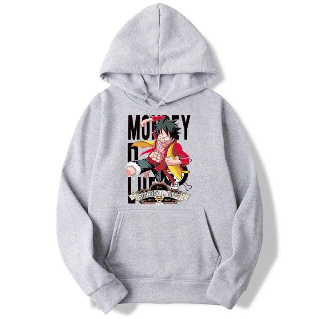 Áo Hoodie One piece áo nỉ thu đông dài tay in hình