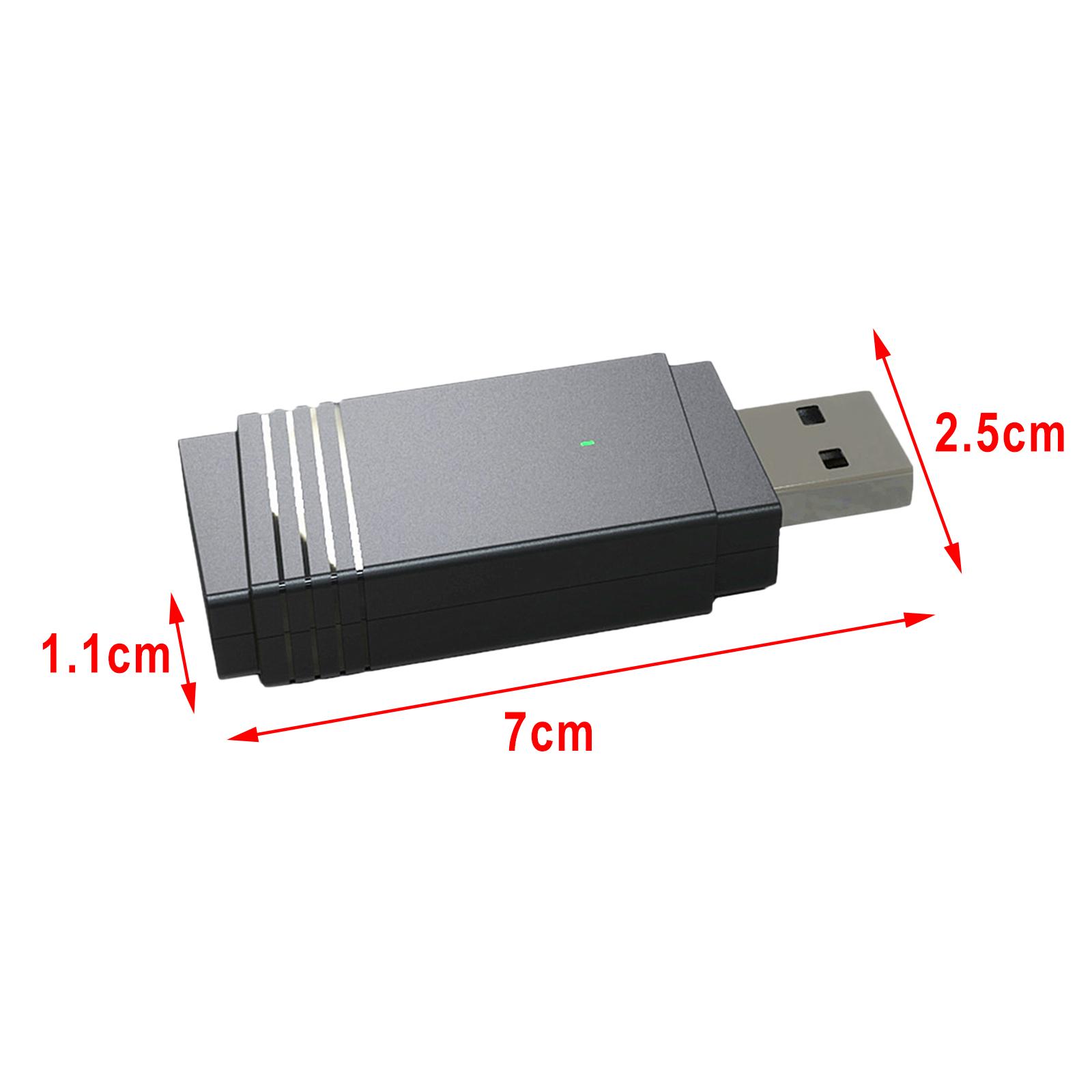 Dual Band 1300Mbps USB WiFi Wireless Adapter Network Card 2.4/5GHz 802.11 ac