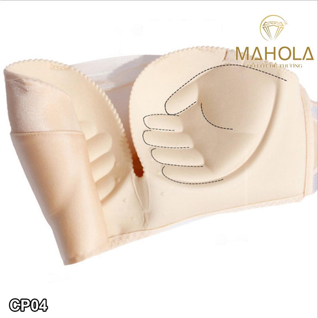 Áo Lót Su Trơn Đệm 3cm Mút Bàn Tay Mặc Nhiều Kiểu Mahola CP04