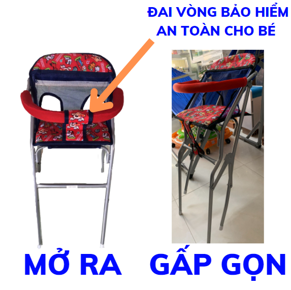 ( CHỌN MÀU ) GHẾ NGỒI XE TAY GA ĐỦ CÁC LOẠI XE CHO BÉ  , GHẾ GA XẾP SẮT SƠN TĨNH ĐIỆN