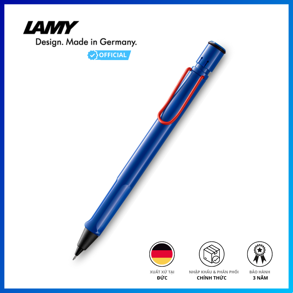 Bút chì LAMY Safari Blue Red Clip